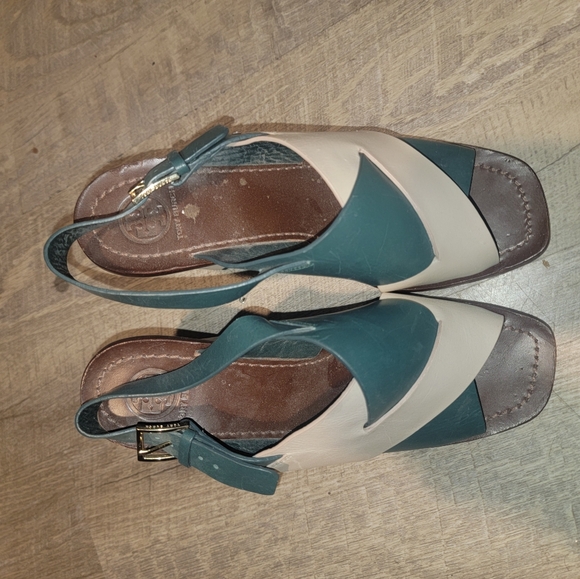 Tory Burch Block Heel Bleeker Sandal 8.5M - Picture 3 of 8